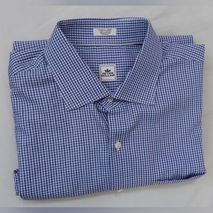 PETER MILLAR MEN'S CHECKS MULTI-COLOR LONG SLEEVE SHIRT SIZE XL